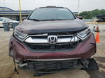 2018 Honda Cr-v Touring Burgundy vin: 7FARW2H90JE097549