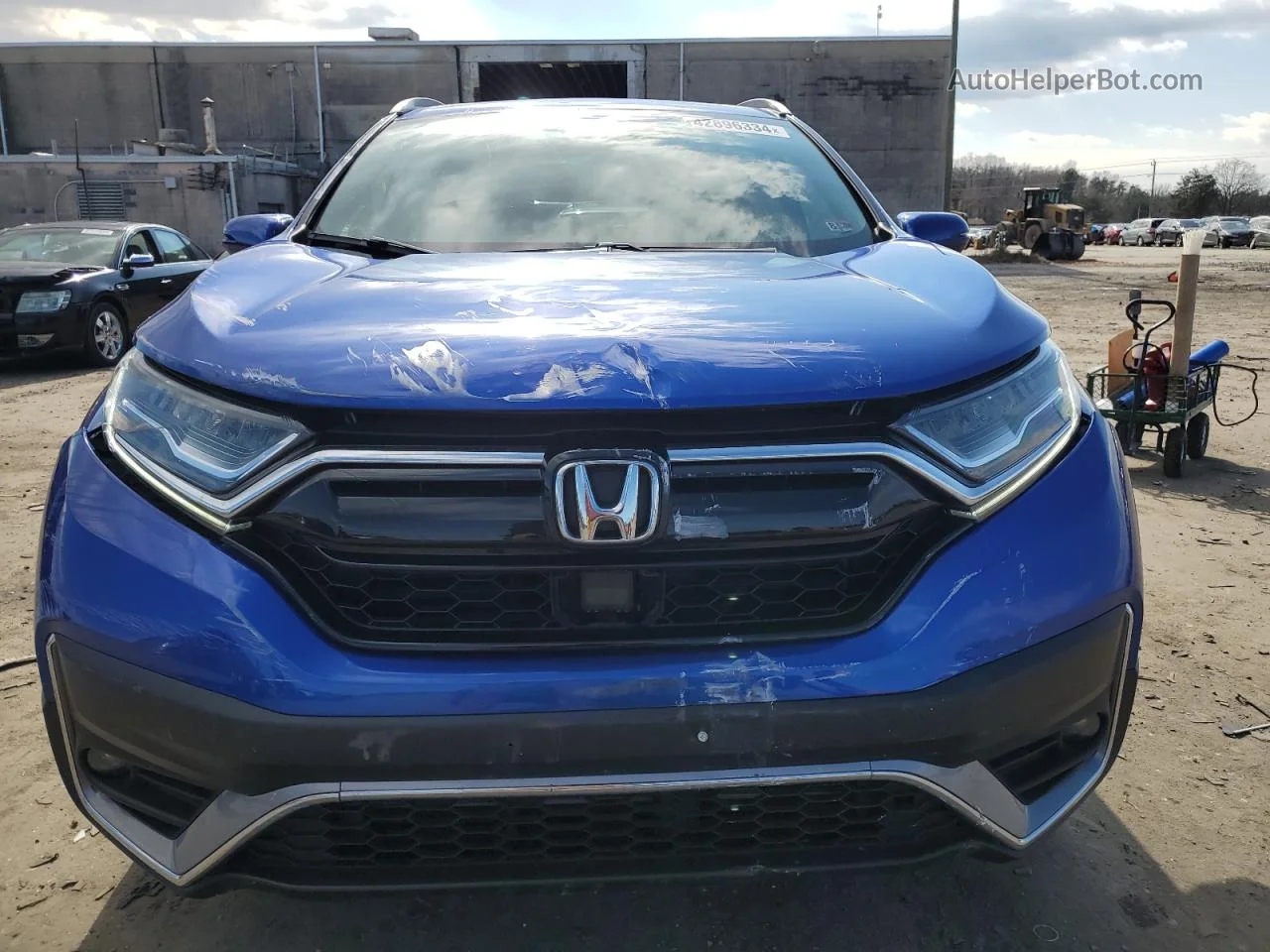 2020 Honda Cr-v Touring Blue vin: 7FARW2H91LE014858