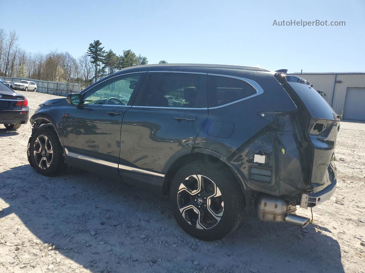 2018 Honda Cr-v Touring Black vin: 7FARW2H96JE013251