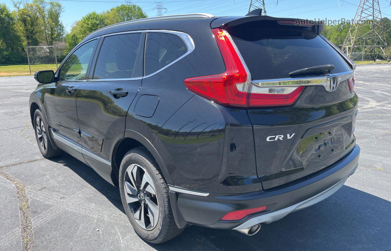 2018 Honda Cr-v Touring Черный vin: 7FARW2H96JE045620