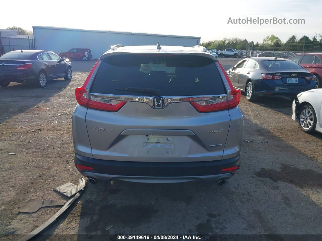 2018 Honda Cr-v Touring Silver vin: 7FARW2H97JE010522