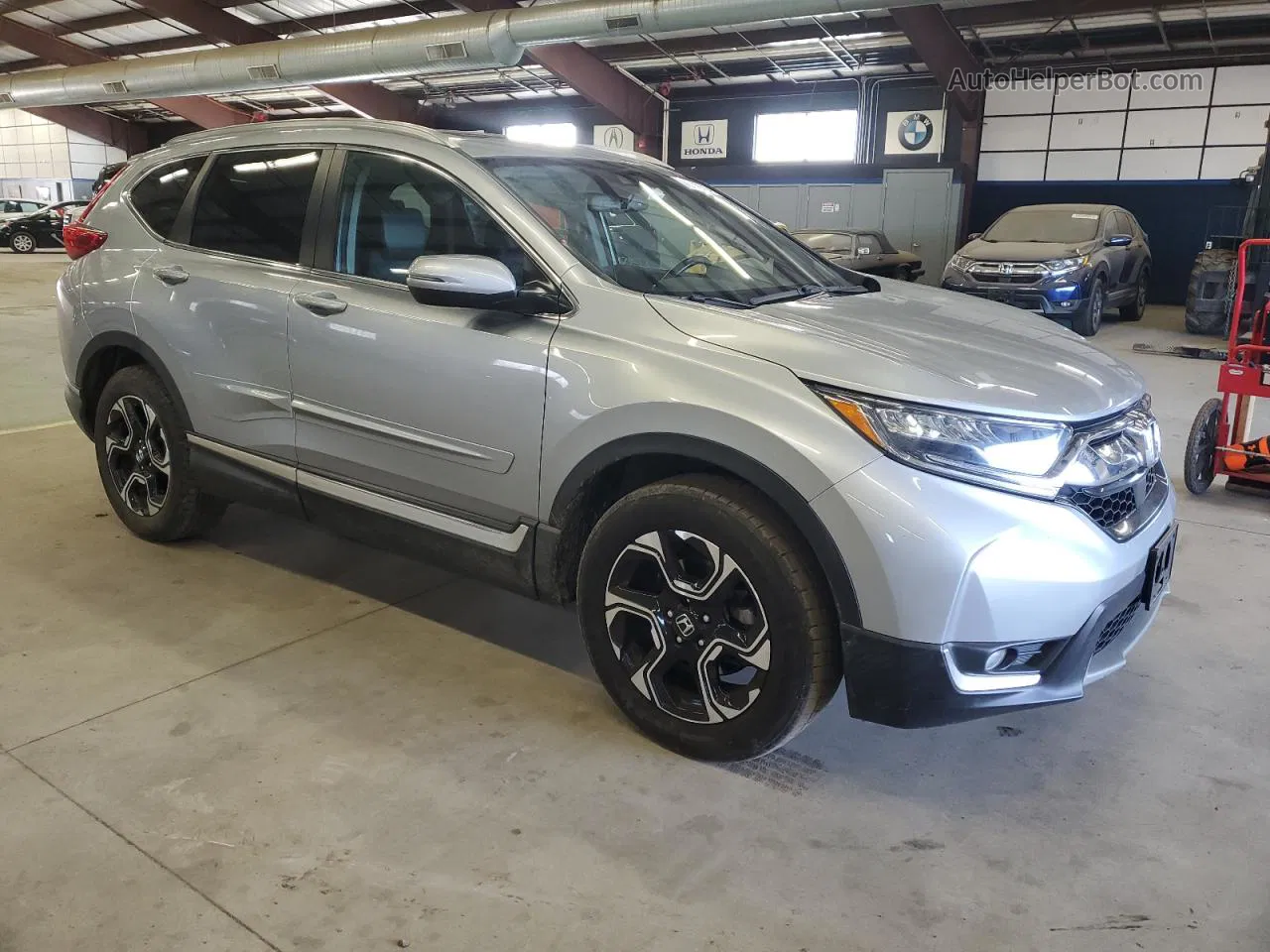 2018 Honda Cr-v Touring Silver vin: 7FARW2H97JE014912