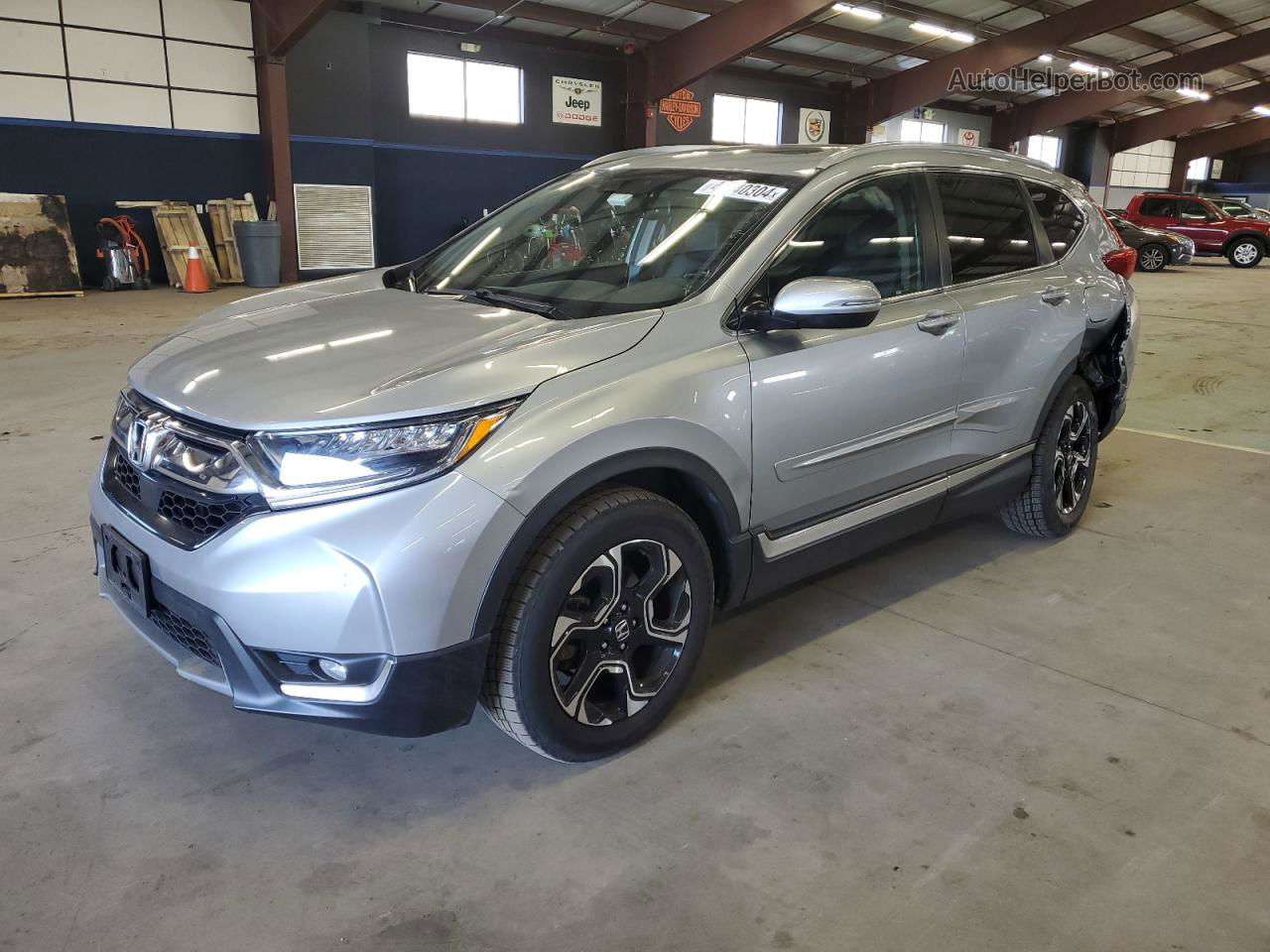 2018 Honda Cr-v Touring Silver vin: 7FARW2H97JE014912