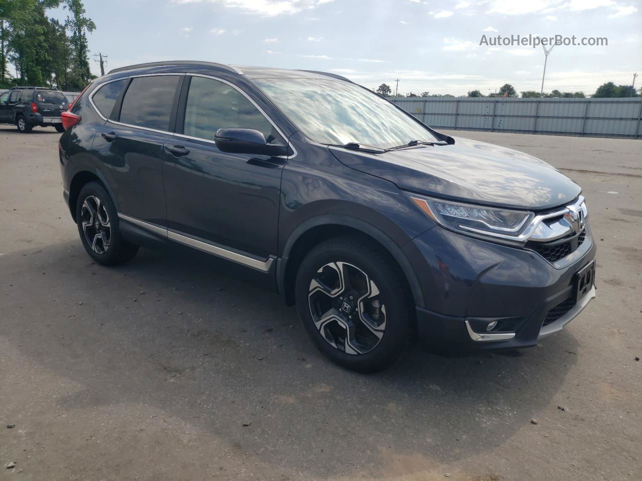 2018 Honda Cr-v Touring Серый vin: 7FARW2H98JE051323