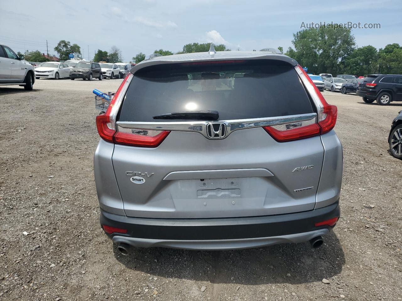 2019 Honda Cr-v Touring Gray vin: 7FARW2H98KE020297