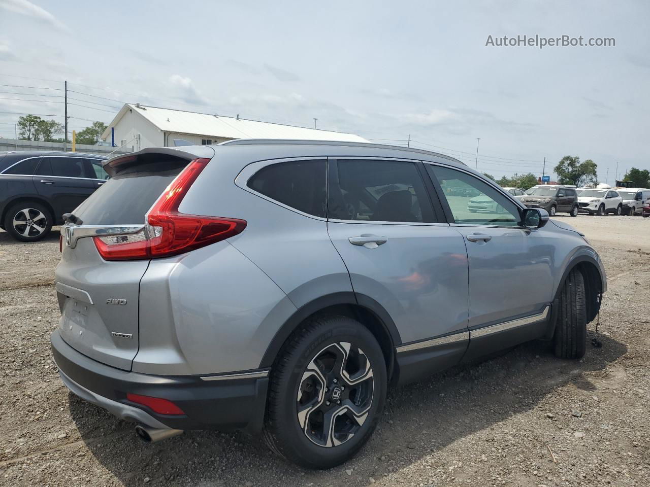 2019 Honda Cr-v Touring Gray vin: 7FARW2H98KE020297