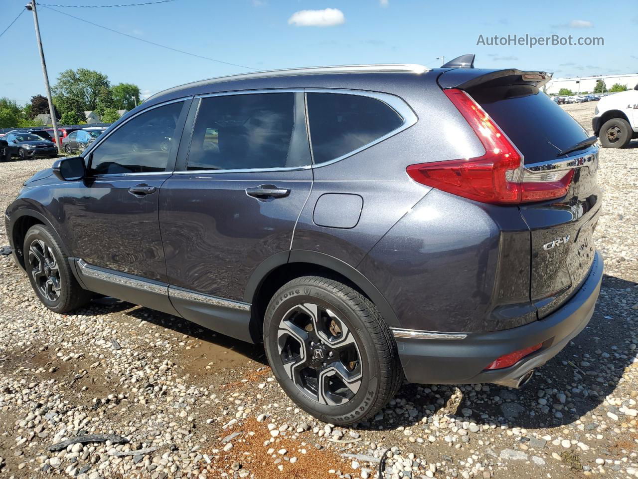 2018 Honda Cr-v Touring Black vin: 7FARW2H9XJE079897