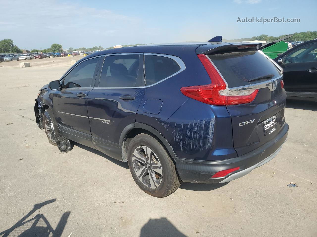 2017 Honda Cr-v Lx Blue vin: 7FARW5H31HE009731