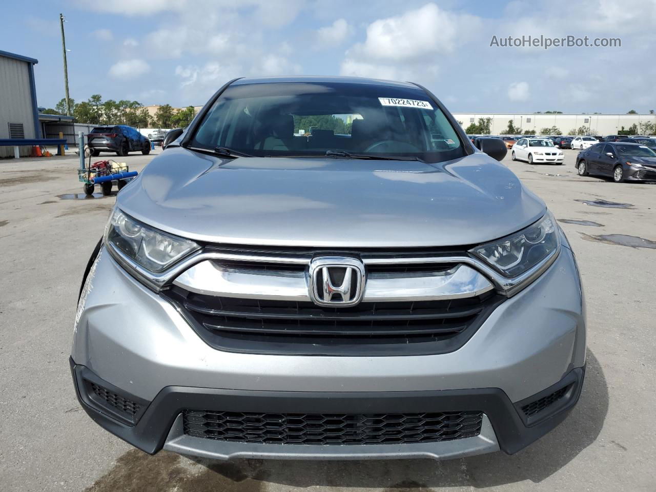 2017 Honda Cr-v Lx Silver vin: 7FARW5H31HE010569