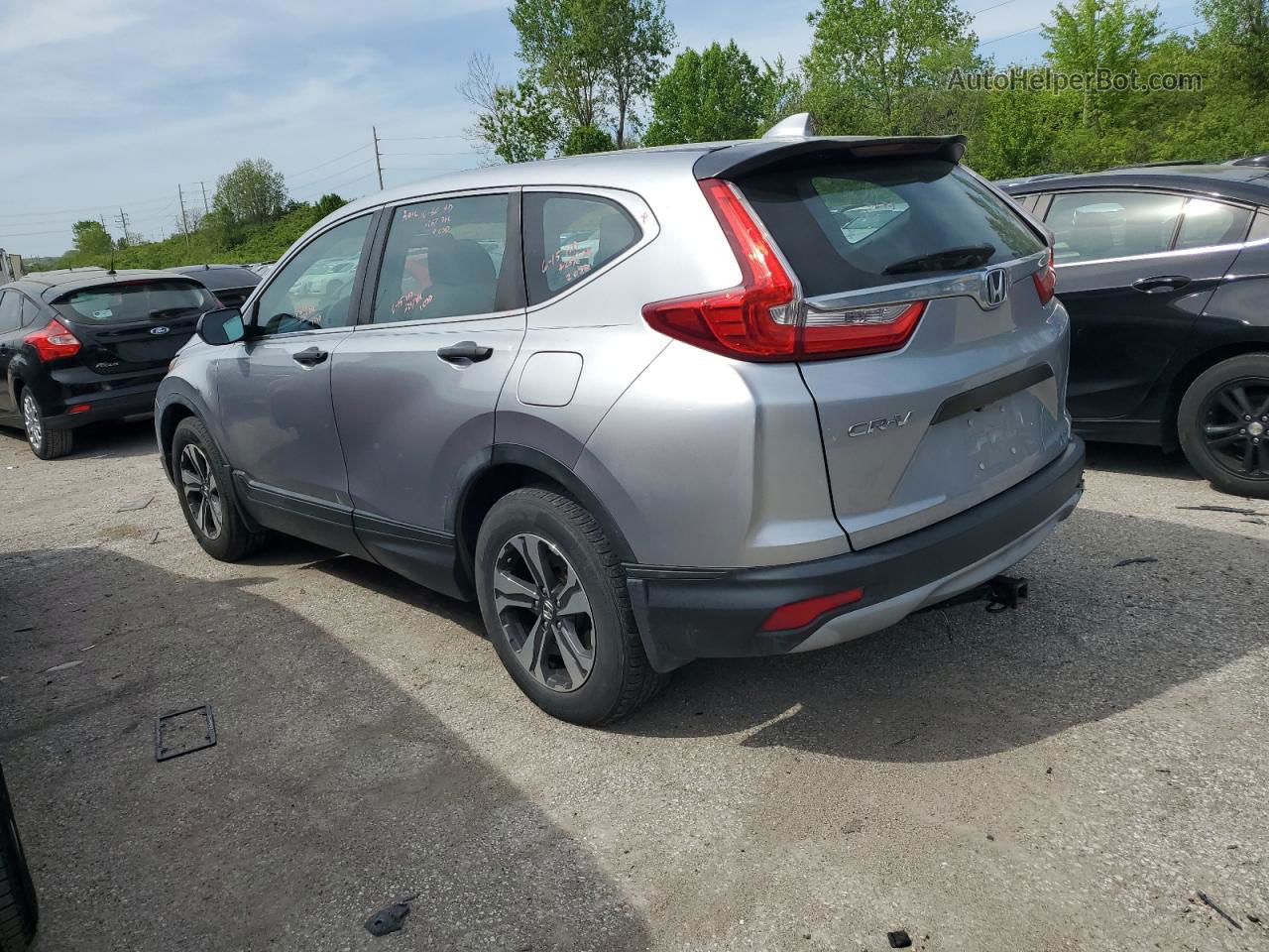 2017 Honda Cr-v Lx Gray vin: 7FARW5H34HE011103