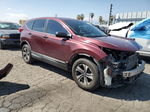 2017 Honda Cr-v Lx Burgundy vin: 7FARW5H35HE006587