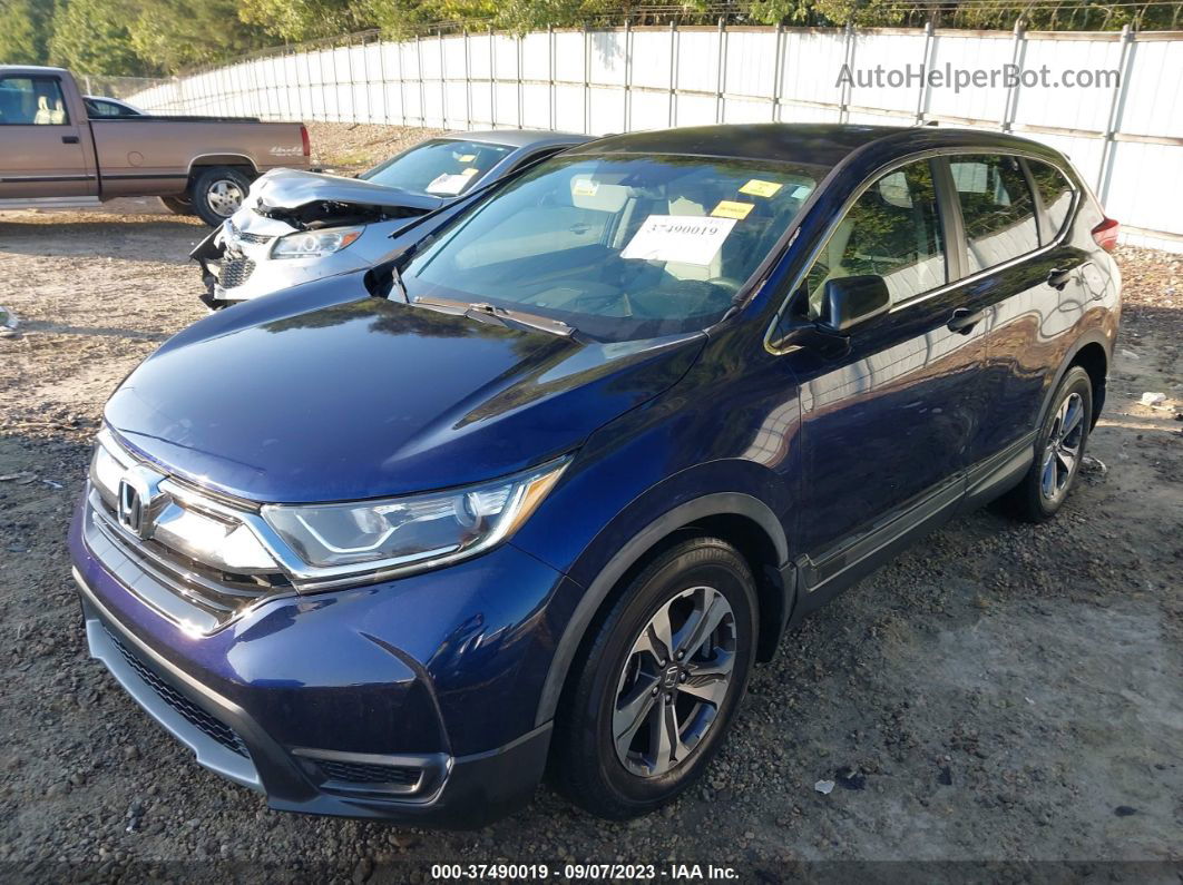 2017 Honda Cr-v Lx Blue vin: 7FARW5H35HE008792