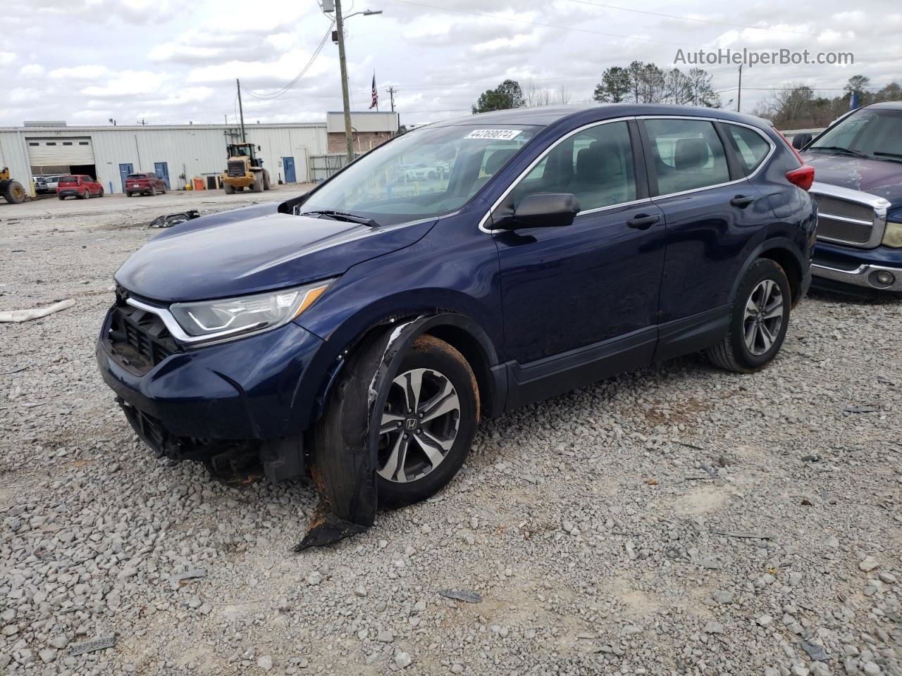 2017 Honda Cr-v Lx Blue vin: 7FARW5H36HE004721