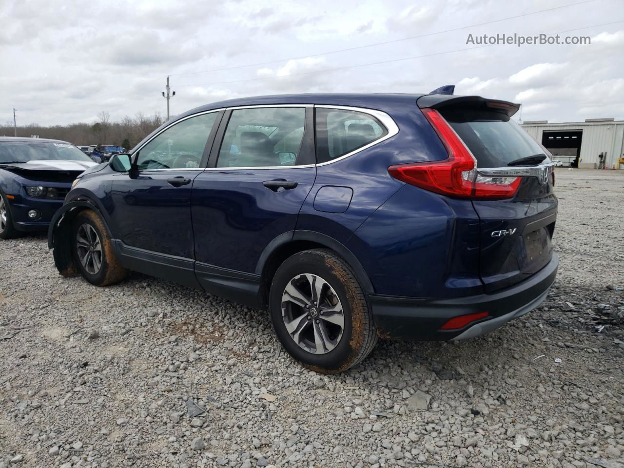 2017 Honda Cr-v Lx Blue vin: 7FARW5H36HE004721