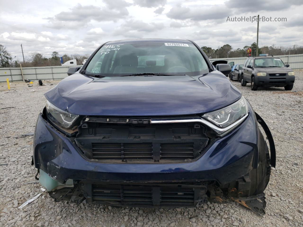 2017 Honda Cr-v Lx Blue vin: 7FARW5H36HE004721