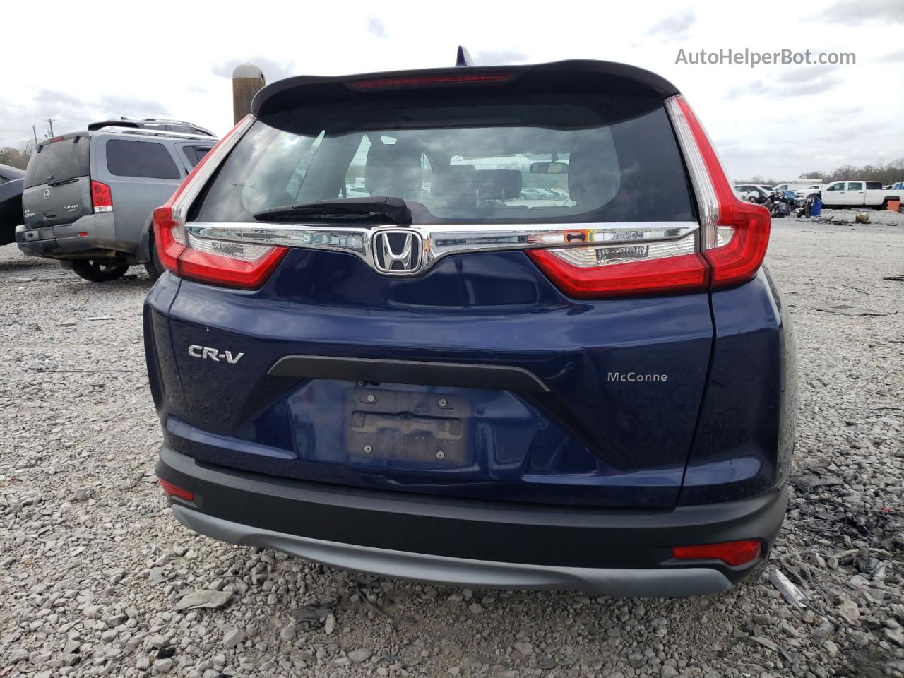 2017 Honda Cr-v Lx Blue vin: 7FARW5H36HE004721