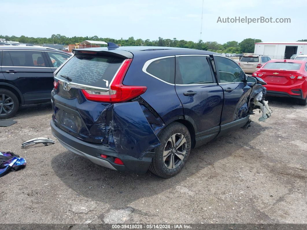 2017 Honda Cr-v Lx Blue vin: 7FARW5H36HE006825