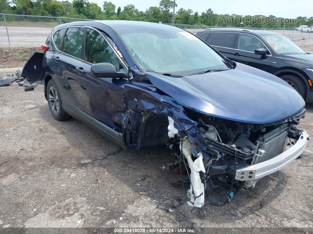 2017 Honda Cr-v Lx Blue vin: 7FARW5H36HE006825