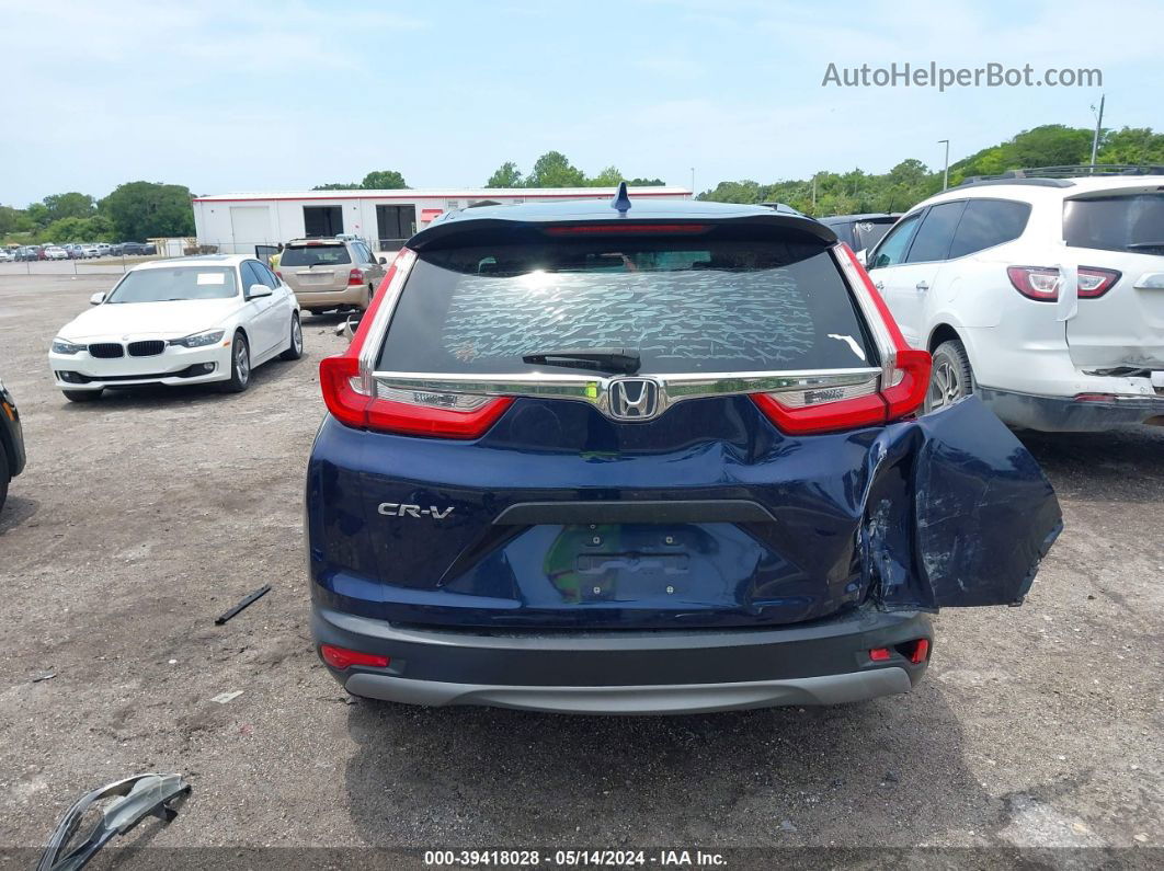 2017 Honda Cr-v Lx Blue vin: 7FARW5H36HE006825