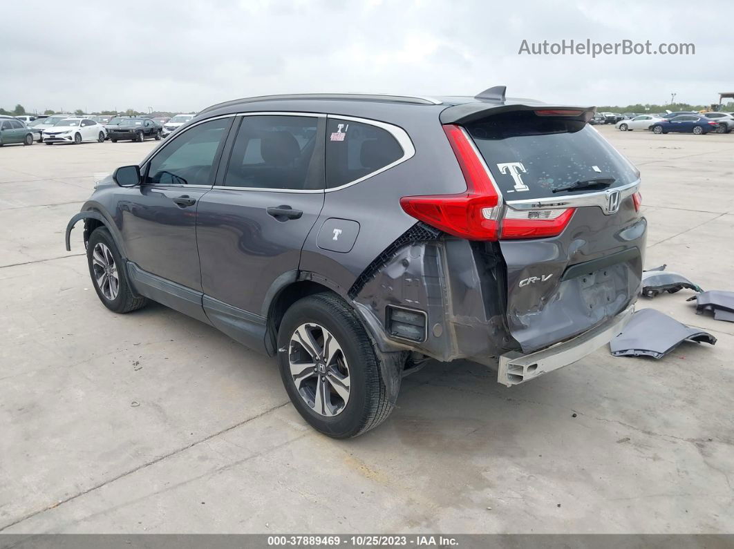 2017 Honda Cr-v Lx Gray vin: 7FARW5H36HE008624