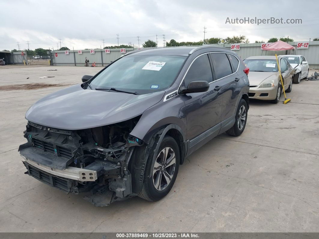 2017 Honda Cr-v Lx Gray vin: 7FARW5H36HE008624