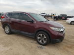 2017 Honda Cr-v Lx Burgundy vin: 7FARW5H36HE009255