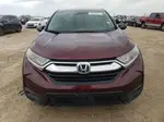 2017 Honda Cr-v Lx Burgundy vin: 7FARW5H36HE009255