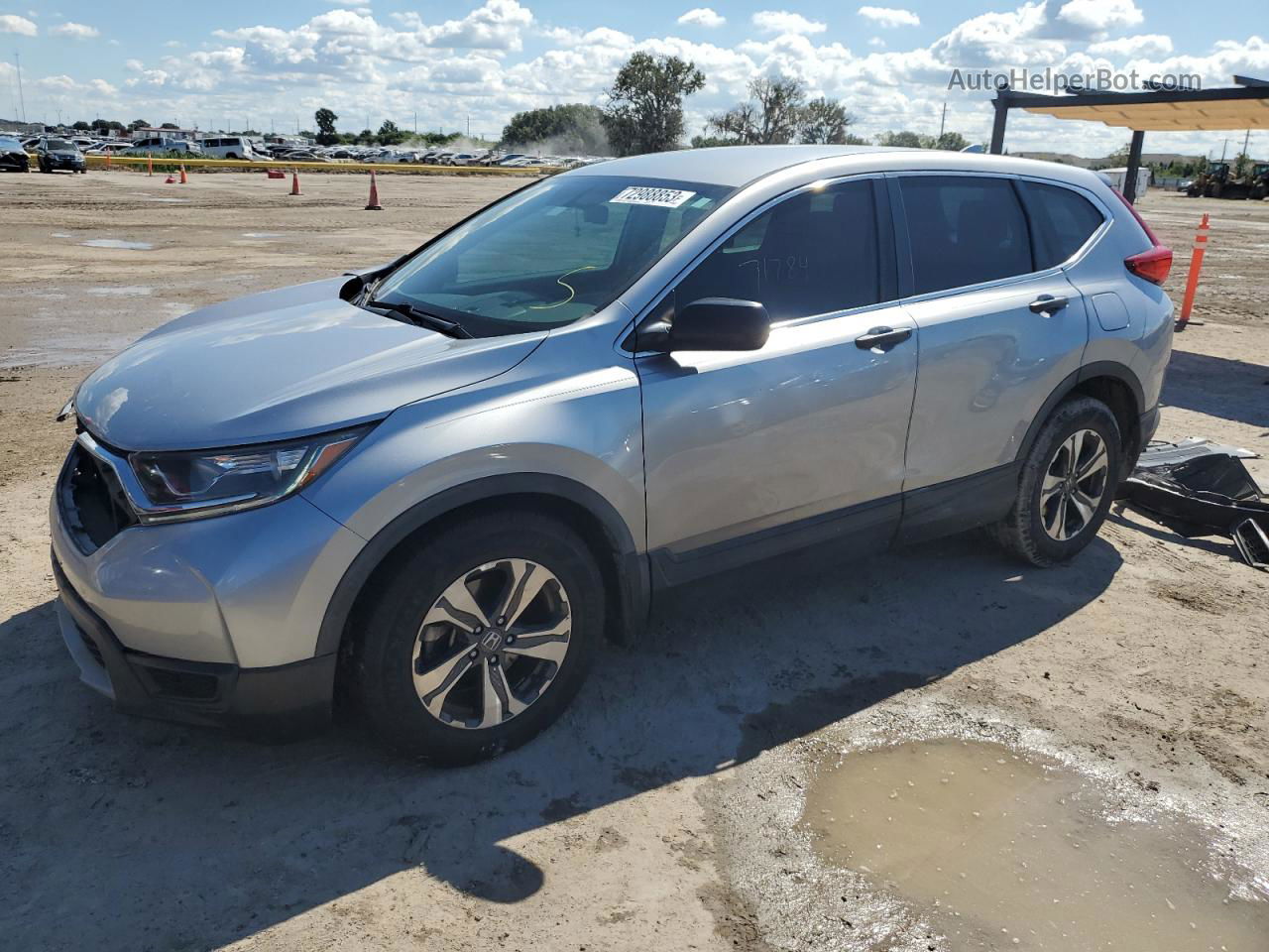 2017 Honda Cr-v Lx Silver vin: 7FARW5H37HE004386