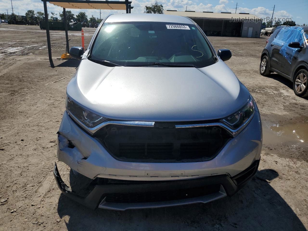 2017 Honda Cr-v Lx Silver vin: 7FARW5H37HE004386