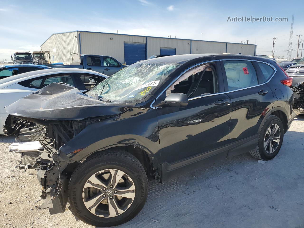 2017 Honda Cr-v Lx Black vin: 7FARW5H37HE005621