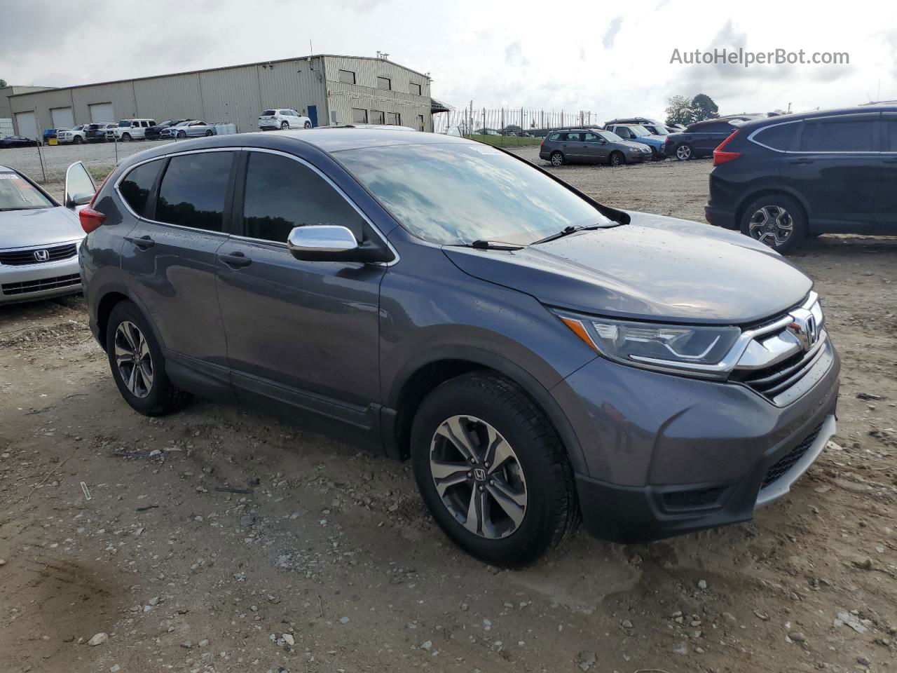 2017 Honda Cr-v Lx Gray vin: 7FARW5H38HE014103