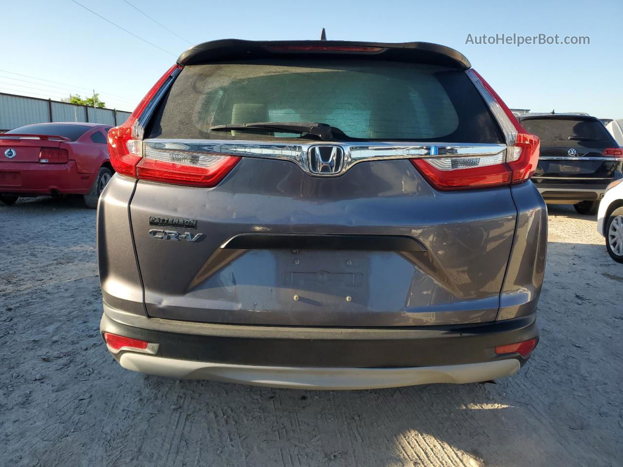 2017 Honda Cr-v Lx Gray vin: 7FARW5H3XHE001031