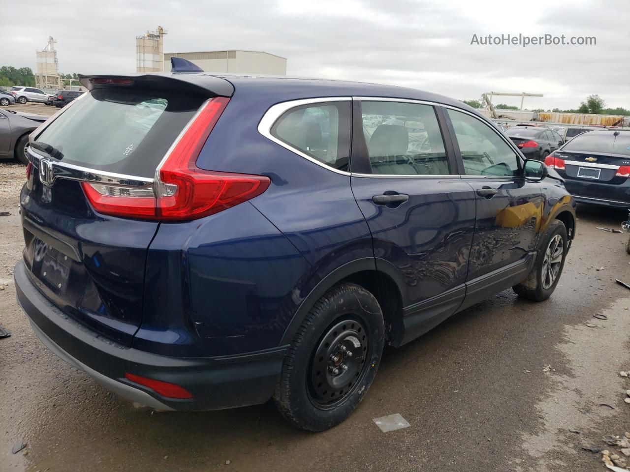 2017 Honda Cr-v Lx Синий vin: 7FARW5H3XHE004785