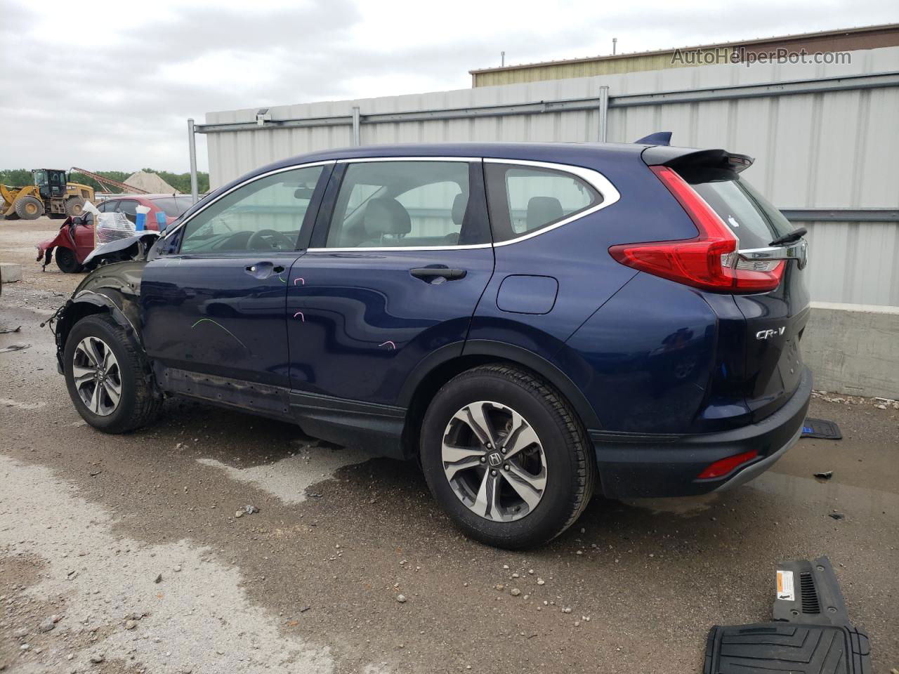 2017 Honda Cr-v Lx Blue vin: 7FARW5H3XHE004785