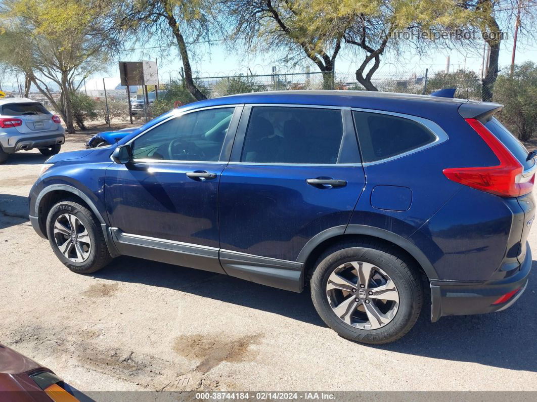 2017 Honda Cr-v Lx Dark Blue vin: 7FARW5H3XHE009453