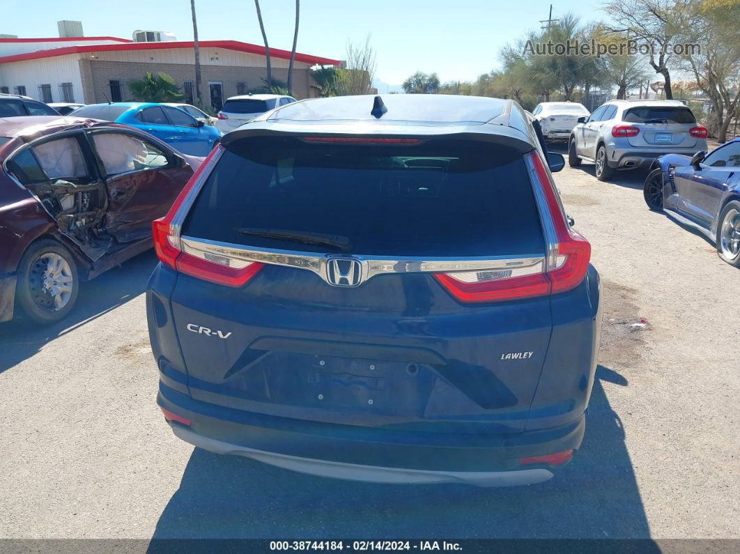 2017 Honda Cr-v Lx Dark Blue vin: 7FARW5H3XHE009453