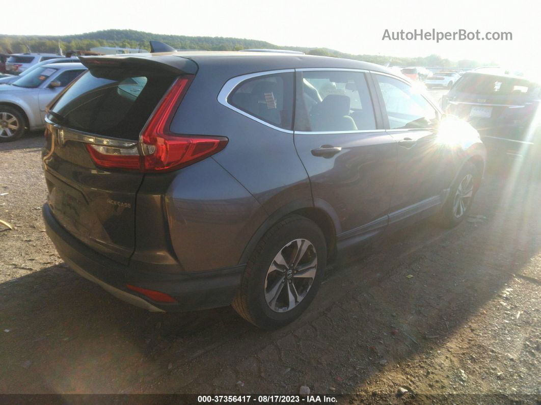 2017 Honda Cr-v Lx Gray vin: 7FARW5H3XHE011493