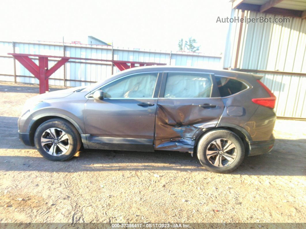 2017 Honda Cr-v Lx Gray vin: 7FARW5H3XHE011493