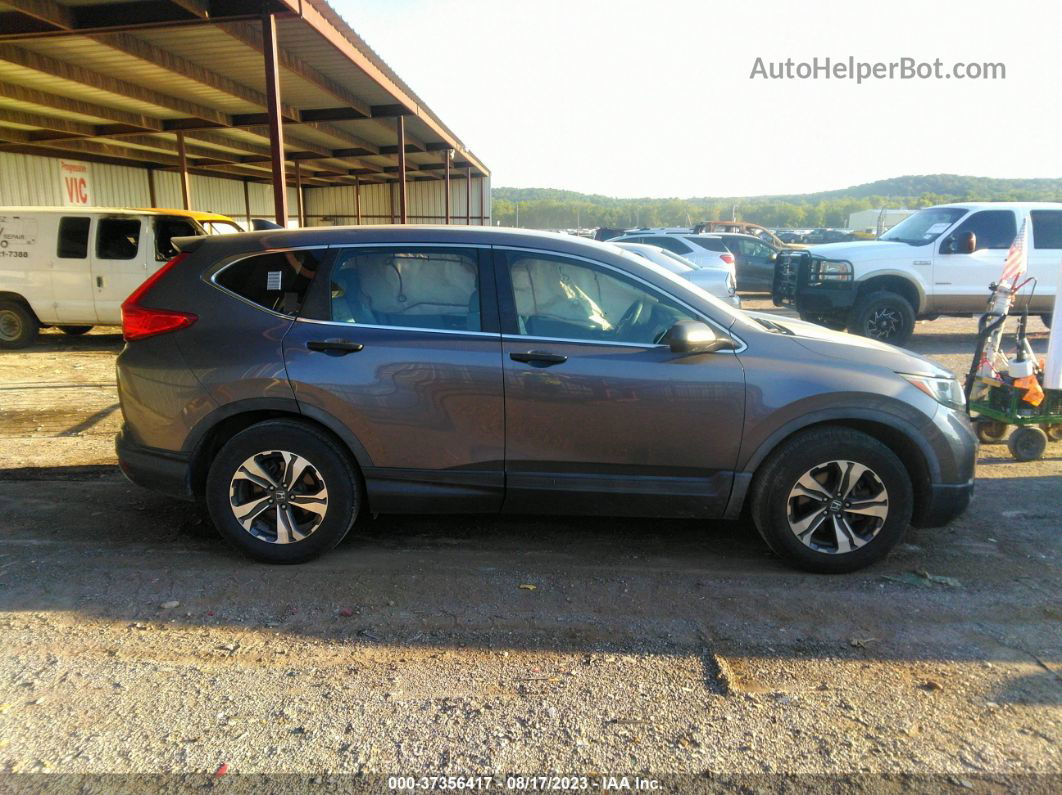 2017 Honda Cr-v Lx Gray vin: 7FARW5H3XHE011493