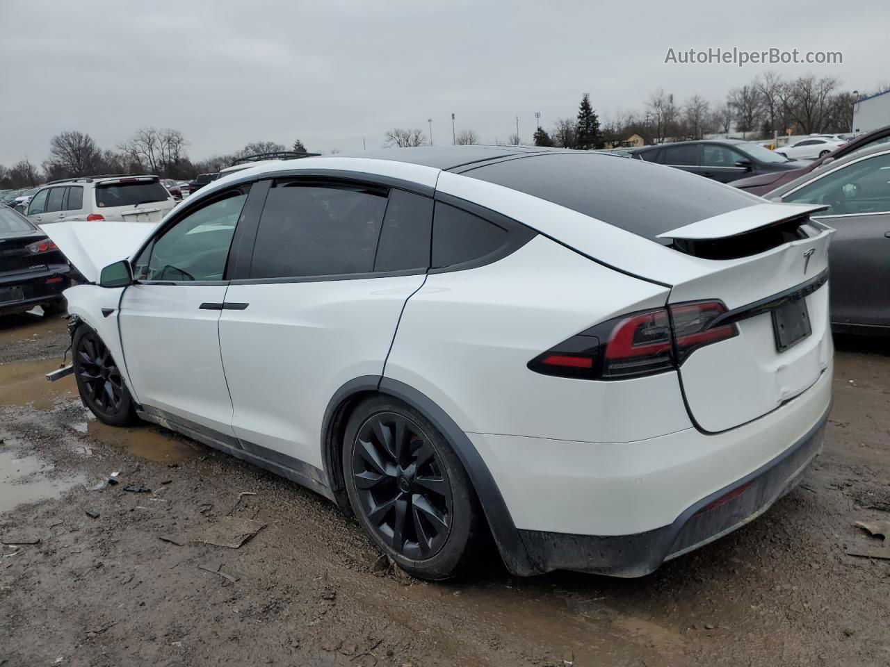 2022 Tesla Model X  Белый vin: 7SAXCAE50NF357979