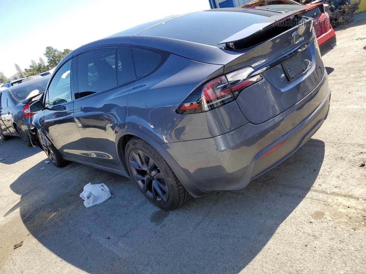 2022 Tesla Model X  Charcoal vin: 7SAXCAE54NF362036