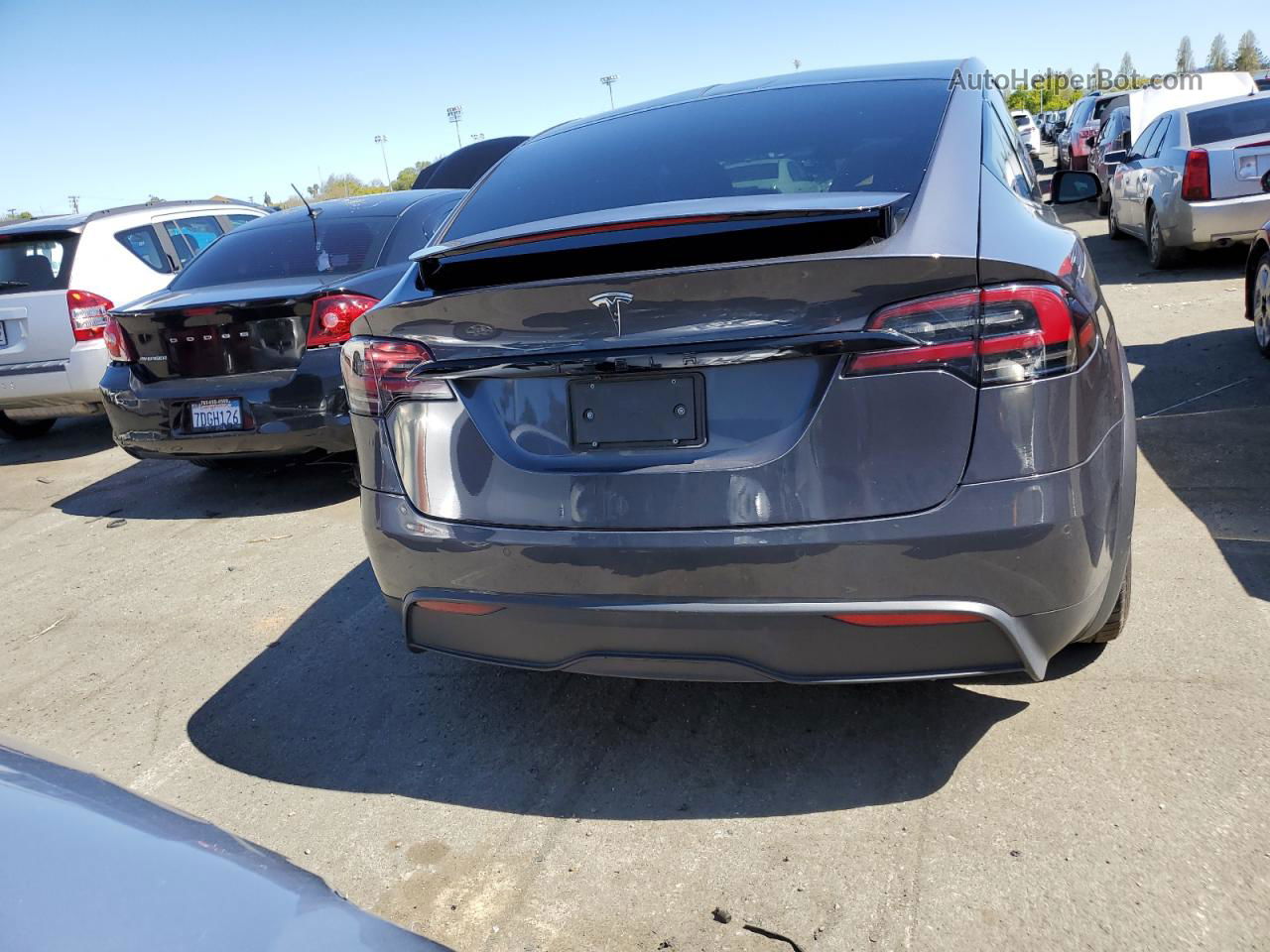 2022 Tesla Model X  Charcoal vin: 7SAXCAE54NF362036