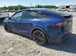 2022 Tesla Model X  Blue vin: 7SAXCBE51NF331414