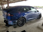 2022 Tesla Model X  Blue vin: 7SAXCBE63NF340446