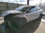 2022 Tesla Model X  White vin: 7SAXCBE64NF333361