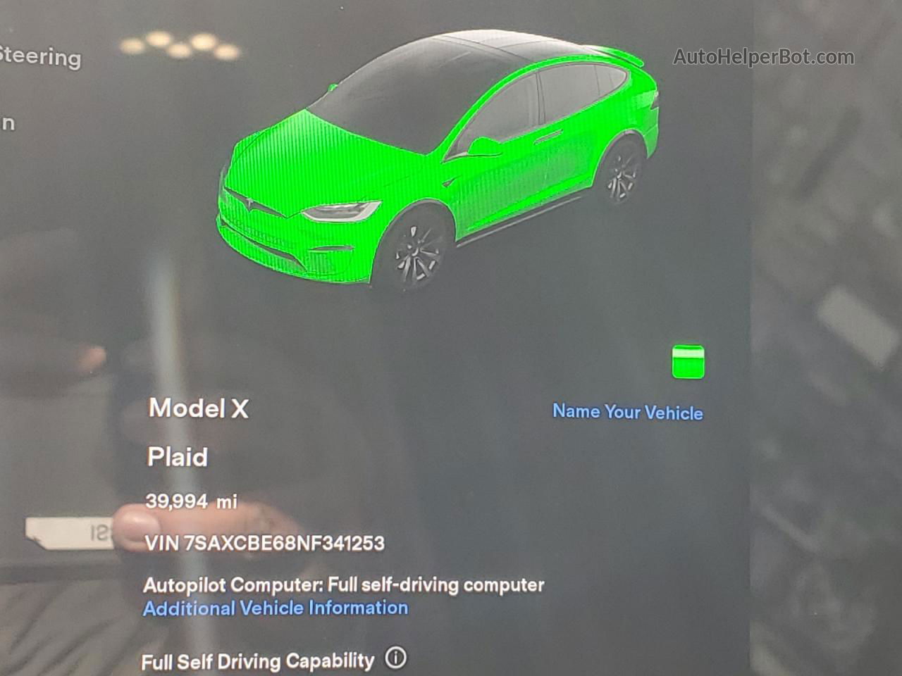 2022 Tesla Model X  Two Tone vin: 7SAXCBE68NF341253