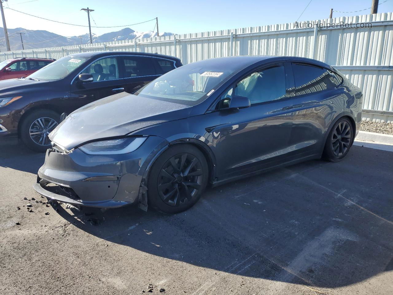 2022 Tesla Model X  Угольный vin: 7SAXCDE55NF345280