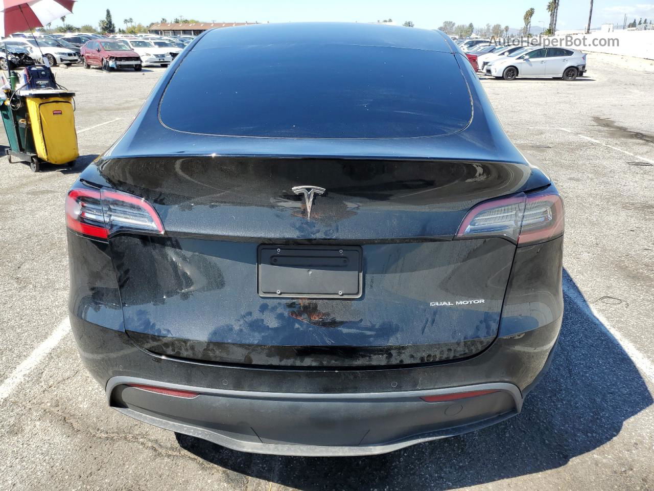 2022 Tesla Model Y  Черный vin: 7SAYGAEE1NF312932