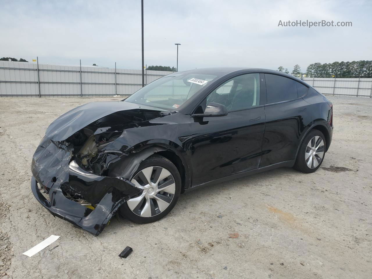 2022 Tesla Model Y  Black vin: 7SAYGAEE4NF407520