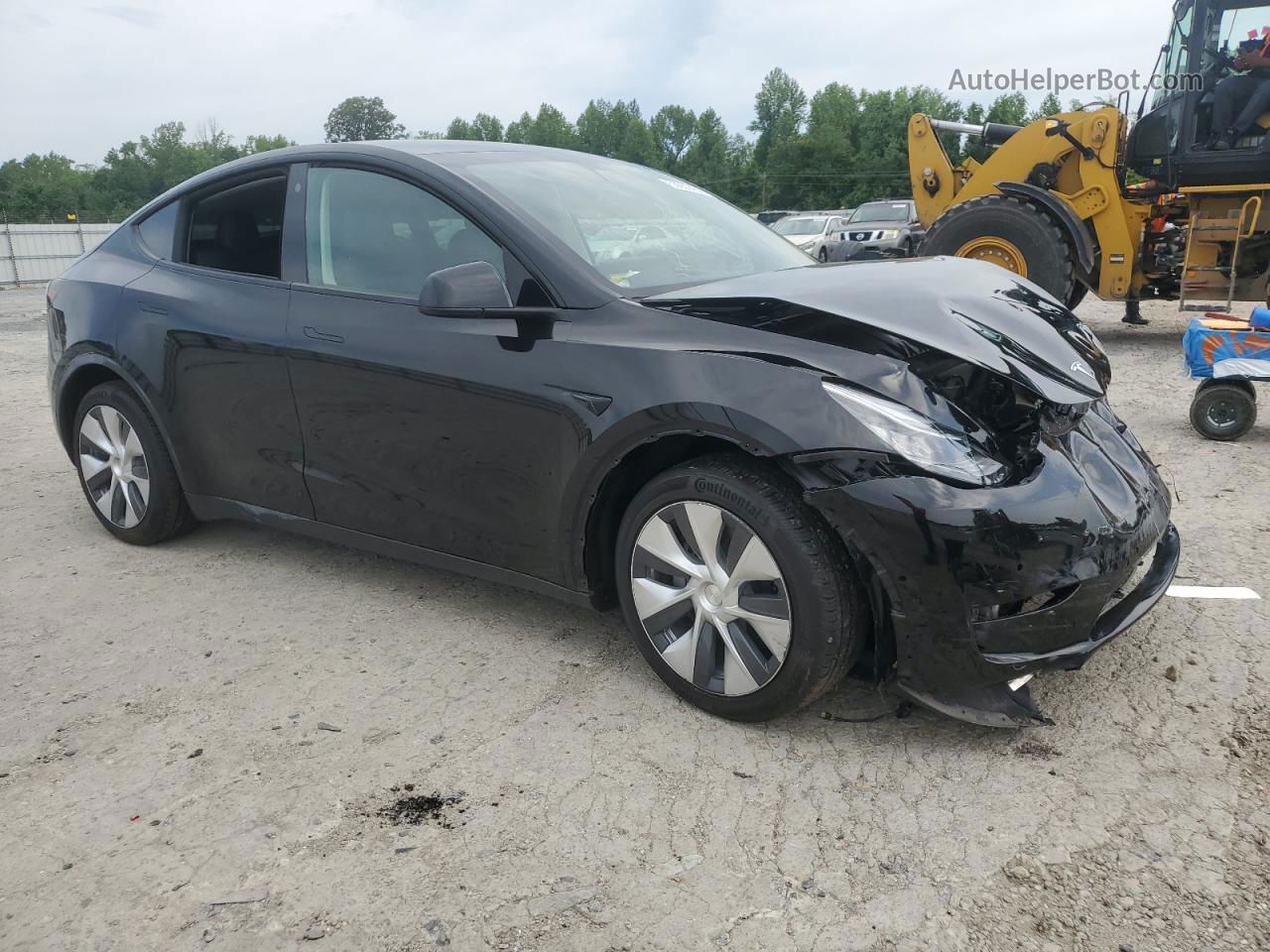 2022 Tesla Model Y  Black vin: 7SAYGAEE4NF407520